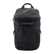 Givenchy Logo Nylon Ryggsäck Black, Herr