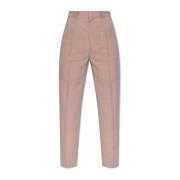 Victoria Beckham Höga byxor Pink, Dam