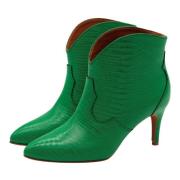 Toral Selene Gröna Ankelboots med Stilettklack Green, Dam