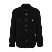 Rick Owens Casual Shirts Black, Herr