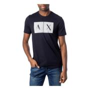 Armani Exchange Rundhals-T-shirt Blue, Herr