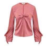 Del Core Blouses Pink, Dam