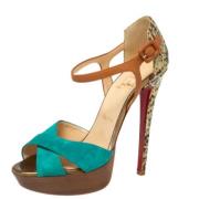 Christian Louboutin Pre-owned Pre-owned Laeder sandaler Multicolor, Da...