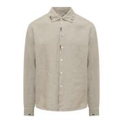 Nick Fouquet LS Skjorta - Stilfulla Camicie Beige, Herr