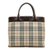 Burberry Vintage Pre-owned Canvas handvskor Brown, Dam