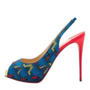 Christian Louboutin Pre-owned Pre-owned Tyg klackskor Multicolor, Dam