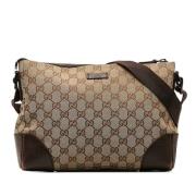 Gucci Vintage Pre-owned Canvas gucci-vskor Brown, Dam