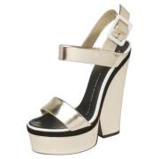 Giuseppe Zanotti Pre-owned Pre-owned Laeder sandaler Gray, Dam