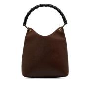 Gucci Vintage Pre-owned Laeder handvskor Brown, Dam