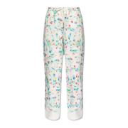 Marni Mönstrade sweatpants White, Dam