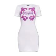 Versace Jeans Couture Tryckt klänning White, Dam