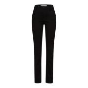 Brax Trousers Black, Dam