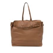 Burberry Vintage Pre-owned Laeder handvskor Brown, Dam