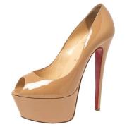 Christian Louboutin Pre-owned Pre-owned Laeder klackskor Beige, Dam