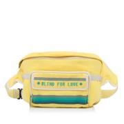 Gucci Vintage Pre-owned Canvas crossbodyvskor Yellow, Dam