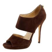 Jimmy Choo Pre-owned Pre-owned Mocka sandaler Brown, Dam