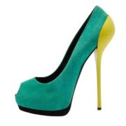 Giuseppe Zanotti Pre-owned Pre-owned Mocka klackskor Green, Dam