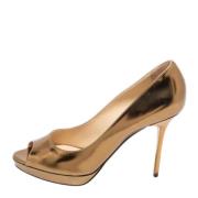 Jimmy Choo Pre-owned Pre-owned Laeder klackskor Yellow, Dam