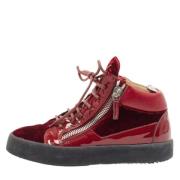 Giuseppe Zanotti Pre-owned Pre-owned Laeder sneakers Red, Dam