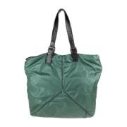 Bottega Veneta Vintage Pre-owned Canvas totevskor Green, Dam