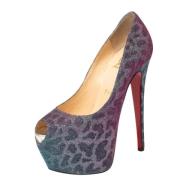 Christian Louboutin Pre-owned Pre-owned Tyg klackskor Multicolor, Dam