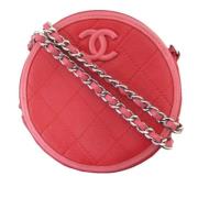 Chanel Vintage Pre-owned Laeder chanel-vskor Red, Dam