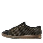 Chanel Vintage Pre-owned Laeder sneakers Black, Dam