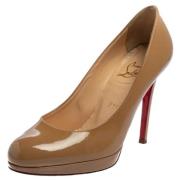 Christian Louboutin Pre-owned Pre-owned Laeder klackskor Beige, Dam