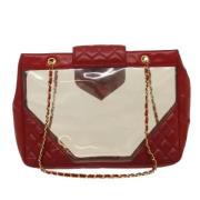 Chanel Vintage Pre-owned Läder chanel-vskor Red, Dam