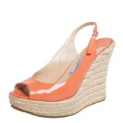 Jimmy Choo Pre-owned Pre-owned Laeder sandaler Orange, Dam