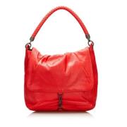 Bottega Veneta Vintage Pre-owned Laeder handvskor Red, Dam