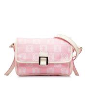 Loewe Pre-owned Pre-owned Canvas axelremsvskor Pink, Dam