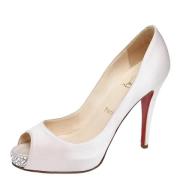 Christian Louboutin Pre-owned Pre-owned Satin klackskor Pink, Dam