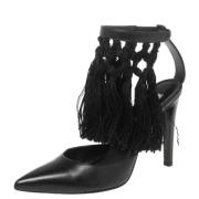 Aquazzura Pre-owned Pre-owned Laeder sandaler Black, Dam