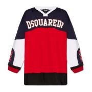 Dsquared2 T-shirt med logotyp Multicolor, Dam