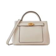 Mulberry Kritsilkeskalvläder Handväska Beige, Dam