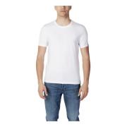 U.s. Polo Assn. Vit Bomull Kortärmad T-shirt White, Herr