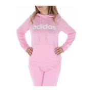 Adidas Rosa Tryckt Huvtröja Pink, Dam