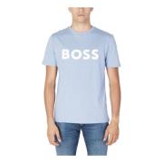 Hugo Boss Herr T-shirt Ljusblå Blue, Herr