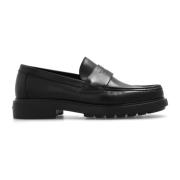 Salvatore Ferragamo Donny läderskor Black, Herr