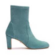 Stuart Weitzman Enkel Polerad Strumpstövel Green, Dam