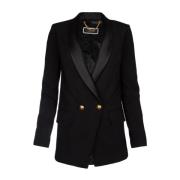 Elisabetta Franchi Stilfull Jacka Black, Dam