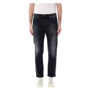 Haikure Tokio Slim Jeans - Svart Black, Herr