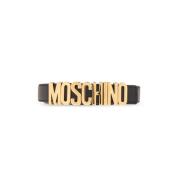 Moschino Läderbälte Black, Dam