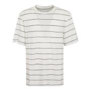 Brunello Cucinelli C2114 Stilren T-shirt White, Herr