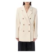 Loulou Studio Gorak Dubbelknäppt Blazer Beige, Dam