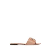 Tory Burch Antikrosa Satin Eleanor Tofflor Pink, Dam