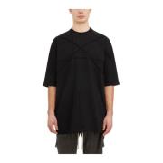 Rick Owens Bomull Jumbo T-Shirt Black, Herr