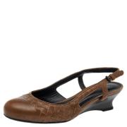 Bottega Veneta Vintage Pre-owned Laeder sandaler Brown, Dam