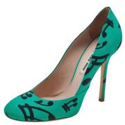 Miu Miu Pre-owned Pre-owned Tyg klackskor Green, Dam